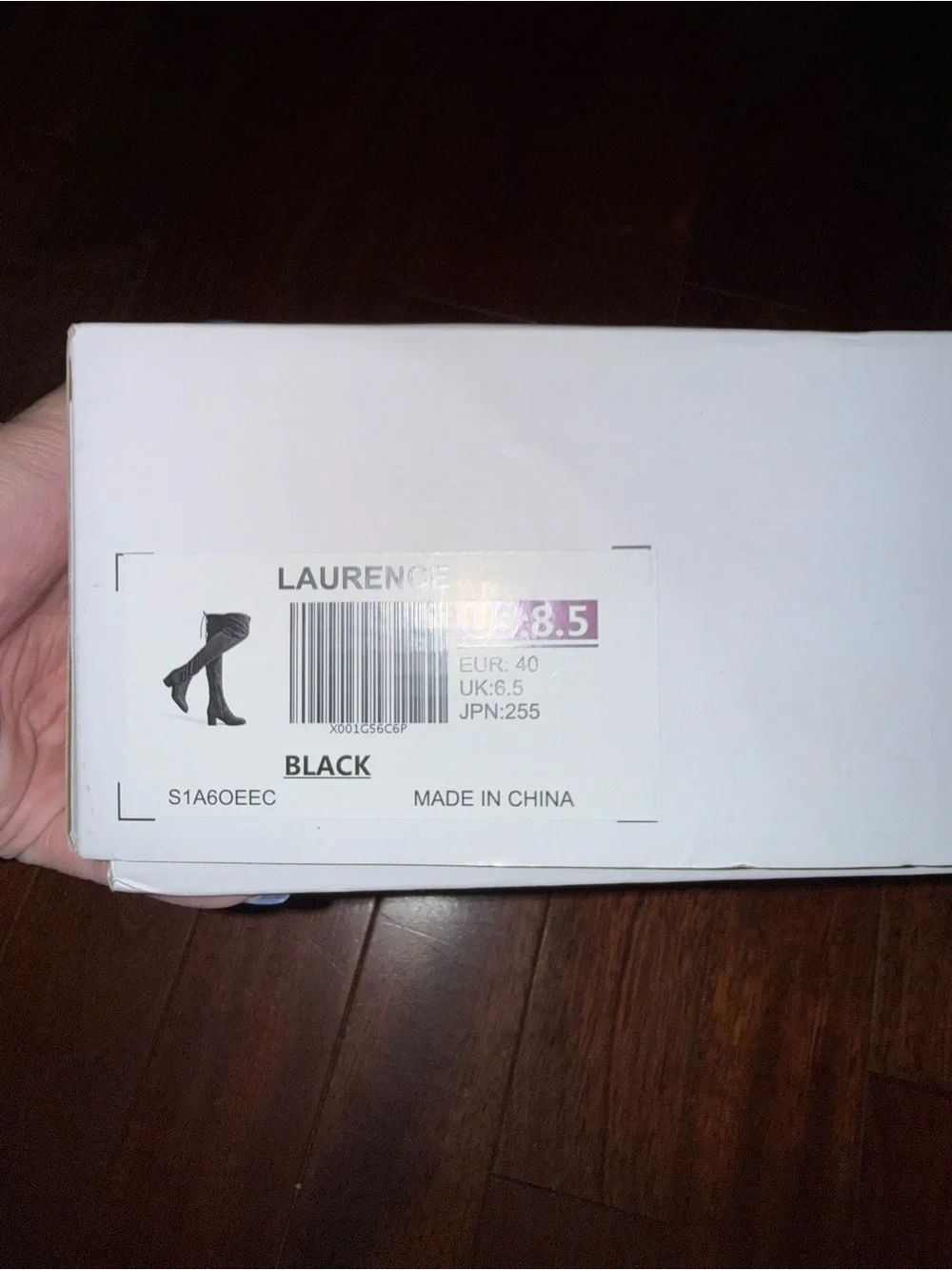 Dream Pairs Laurence Women’s Black Over-the-Knee Boots Size 8.5 Like New